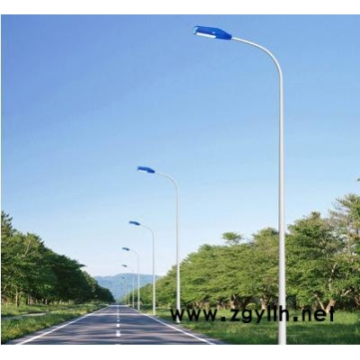 8米变径杆 自弯臂道路灯 街道 场镇 景区用LED低杆路灯