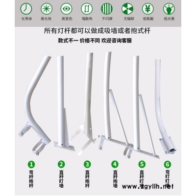 普仕亮-24w30w40w50w6080w100w150w瓦小金豆LED路灯头挑壁路灯道路灯路灯杆**