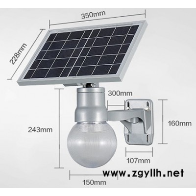 长忆CY-30WLED太阳能庭院灯，深圳太阳能LED庭院灯，一体化太阳能庭院灯，高品质LED庭院灯