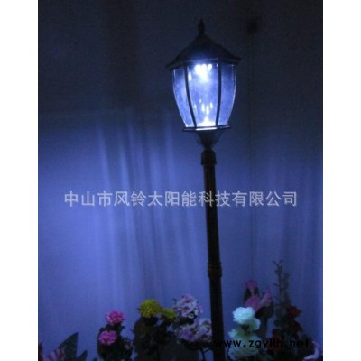 太阳能家用庭院灯户外3Wled太阳能花园灯压铸铝庭院灯