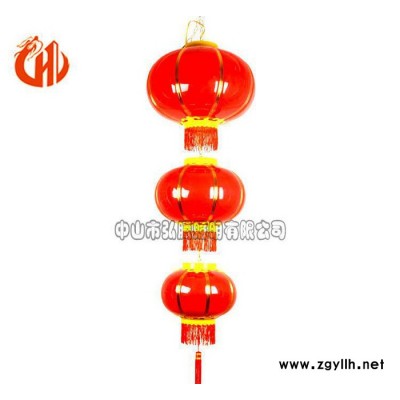 户外节日装饰led亚克力灯笼串 路灯灯笼中国结景观灯现货直销