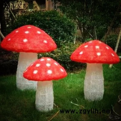 LED蘑菇灯  滴胶蘑菇  发光蘑菇造型灯  圣诞节日装饰景观灯 LED造型灯