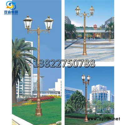 欧式室外庭院灯翻砂铝双头景观灯别墅小区照明路灯批发