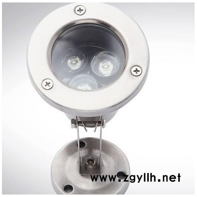 LED水底灯 3W 景观灯 水下灯 鱼池鱼缸喷泉投光灯