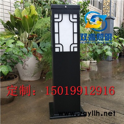 户外草坪灯简约方柱防水别墅庭院灯室外led草地小区花园仿云石草坪灯