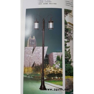 中国灯具城FNZH/伍玖照明TYD-0625小区园林景区广场度假村 欧式铝制庭院灯景观灯太阳能路灯草坪灯 山东景观灯厂家