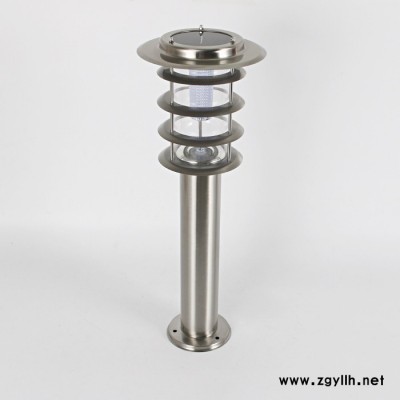 工厂直销大阳能草坪灯 公园小区路旁庭院灯 户外不锈钢市电两灯