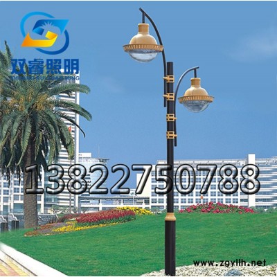 公园小区路灯欧式铝制双头庭院灯房地产户外景观灯定制