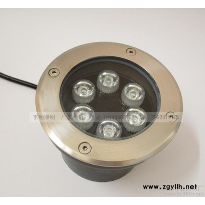 普瑞LED景观灯6W暖白光85-265V 120mm埋地灯L