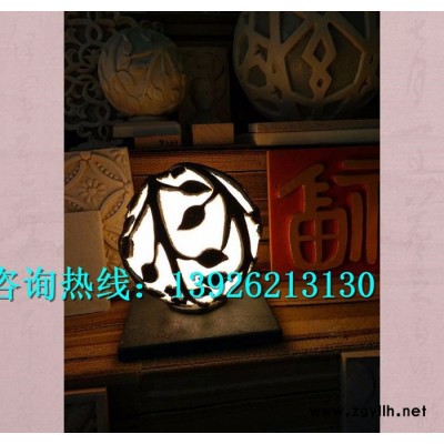 供应艺宇砂岩灯罩砂岩玻璃钢酒店花灯 庭院景观灯
