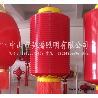 户外节日防水led冬瓜灯笼景观灯 定做广告印字亚克力波纹长灯笼灯