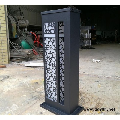 方形铁艺激光LED户外草坪灯