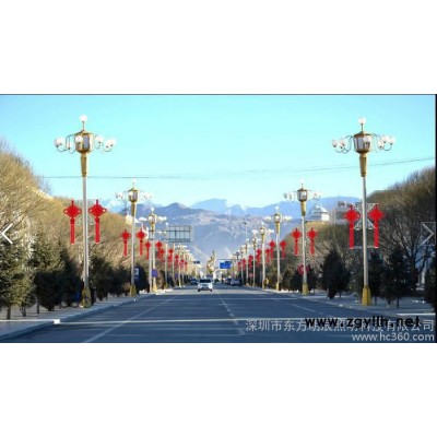 LED中国结 户外道路广场照明景观灯具 亚克力发光结 发光中