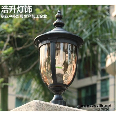 户外柱头灯墙头灯LED欧式室外防雨防水庭院景观灯端景台别墅门口