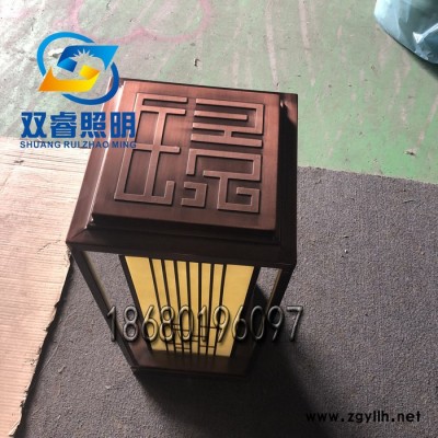 古镇非标定制户外防水落地草坪灯长条方形灯箱草坪灯城市亮化路灯