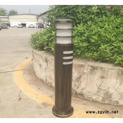 方形圆形欧式现代简约庭院不锈钢压铸铁LED太阳能户外草地草坪灯