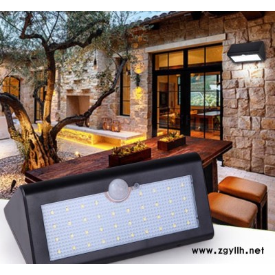 太阳能壁灯 户外防水庭院灯 家用草坪花园灯 人体感应LED路灯