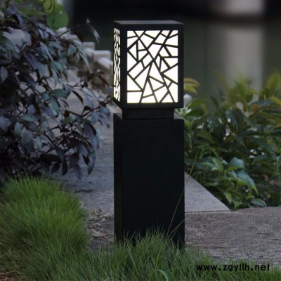 启正科技--户外灯公园景区新农村防水装饰方形景观草坪灯低杆可定制