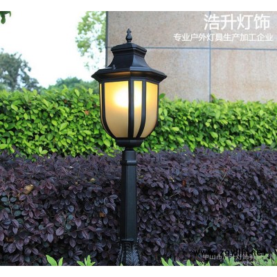 新款欧式草坪灯 高品质草地灯防雨防锈花园落地灯别墅庭院灯1.2米