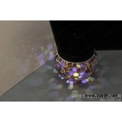 供应马赛克花园灯，太阳能庭院灯