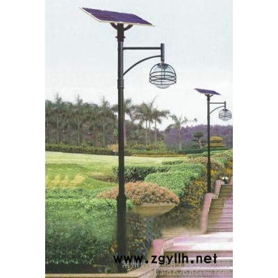 上海亚明 **3-6米压铸铝太阳能庭院灯LED单双臂路灯大量批发