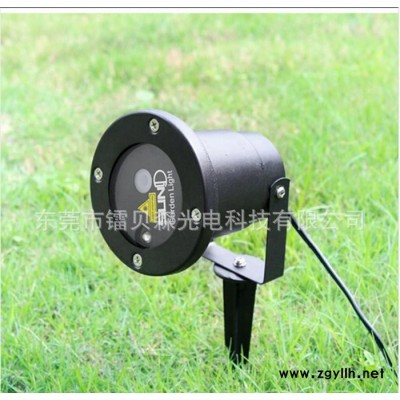 圣诞树装饰树花园园林激光激光灯激光草坪灯插地灯户外防水装饰灯