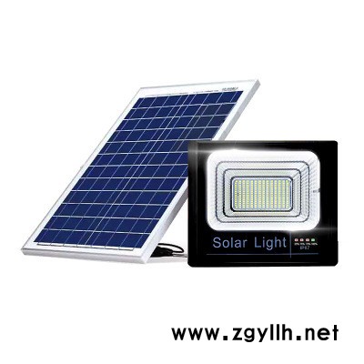 太阳能灯led投光灯户外灯防水超亮庭院灯100W 家用新农村室外路灯
