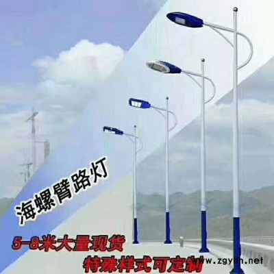 普仕亮30w40w50w60w80w100wLED路灯 7米8米10米太阳能路灯  中高杆路灯景观灯 庭院灯厂家供应