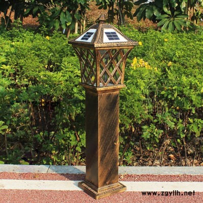 湖南太阳能草坪灯 led户外防水花园欧式庭院灯草地灯室外家用路灯