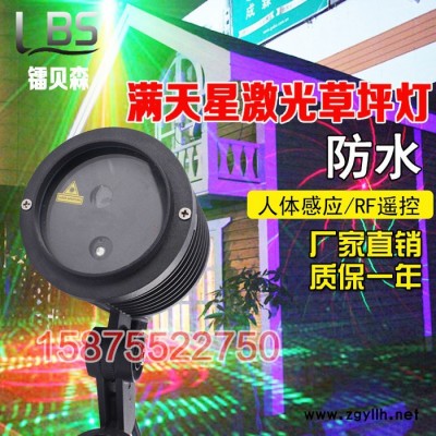 LBS激光草坪灯    园林激光灯 圣诞树装饰灯 红绿双色满天星