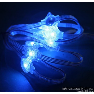 鑫四禾25mmLED点光源RGB全彩像素灯 LED景观灯像素灯轮廓灯线条灯 抗UV耐黄阻燃防水LED户外亮化灯装饰灯