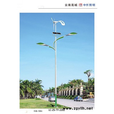 中升照明太阳能路灯 云南太阳能路灯生产厂家 太阳能庭院灯