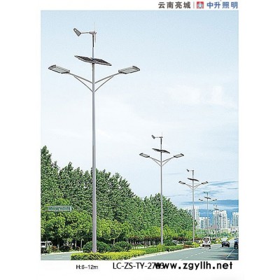 中升照明云南太阳能路灯 太阳能路灯生产厂家 太阳能庭院灯