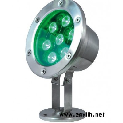 LED水底灯水池灯 游泳池鱼池喷泉灯12v 9w12w 水下灯射灯防水七
