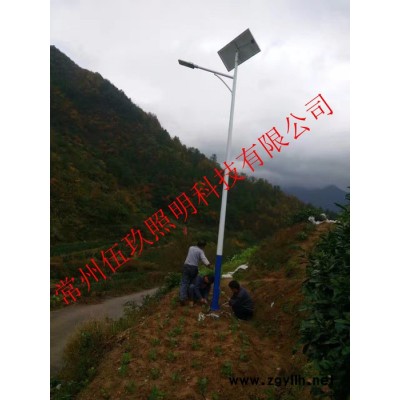 FNZH/伍玖照明TYN03165 专业太阳能路灯厂家 新农村太阳能路灯建设 性价比高的便宜的太阳能路灯厂家特色路灯厂家