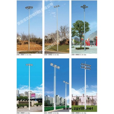 常州FNZH/伍玖照明专业20米高杆灯 道路高中杆路灯 广场火车站码头高中杆路灯 恩施高杆路灯 LED道路中华灯玉兰灯