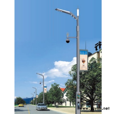 仕达成**城市智慧路灯监控摄像 智能感应共杆LED路灯
