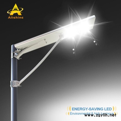 适合经销批发的太阳能灯具 LED照明路灯 亮度好价格低的太阳能一体灯 AL-40w 太阳能路灯行业规范标准路灯制造公司