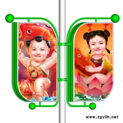 山东户外灯箱制作 路灯杆灯箱定做  圆形路灯 户外路灯灯箱 铝合金灯箱 广告灯箱 厂家定制 ** 可定做