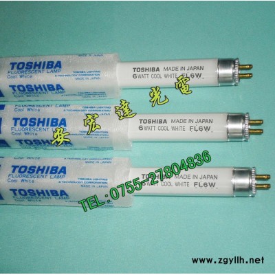 东芝TOSHIBA荧光灯管 荧光灯管 FL6D 6W/225MM机器照明专用灯管