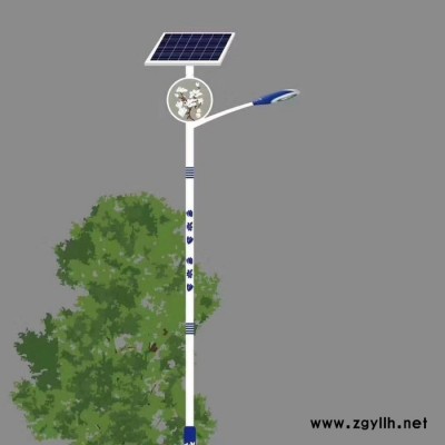 普米瑞005 民族风太阳能路灯8米海螺臂40W特色太阳能路灯