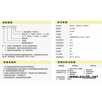 上海新黎明BPY2*18w 防爆荧光灯