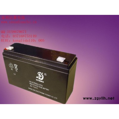6V12AH铅酸免维护蓄电池 用于配电控制 太阳能庭院灯 电动玩具 吸附力强 安全不漏酸 康利达**