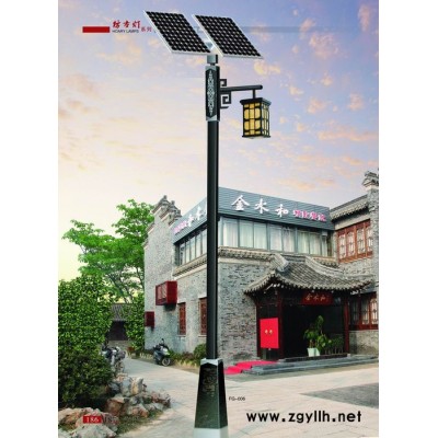 10米仿古太阳能路灯 美丽乡村太阳能路灯  **