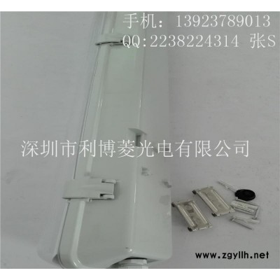 双管荧光灯支架 t8三防灯应急荧光灯 IP65应急三防荧光灯