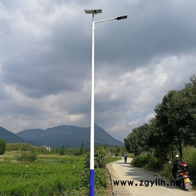 兴凯照明6米太阳能路灯 新款锂电池 全年可正常亮灯