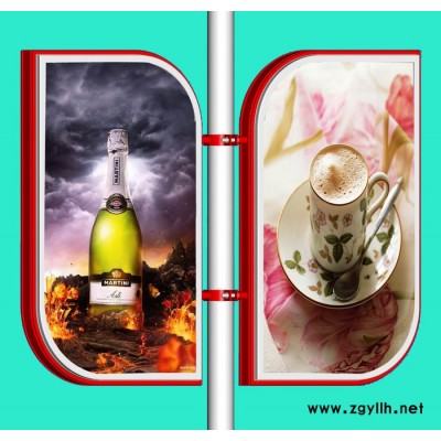 直销新型指路牌灯箱,户外广告路灯杆灯箱生产，2017年新型灯箱