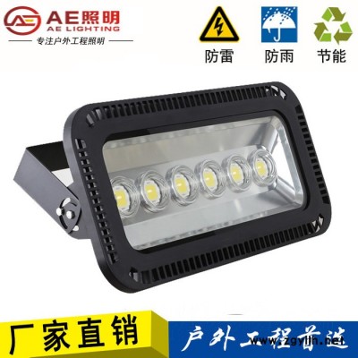 AE照明AE-SDD-02户外射灯,投射聚光灯,瓦工矿路灯投光灯户外射灯350W400瓦工矿路灯室外投射投楼聚光灯 6芯