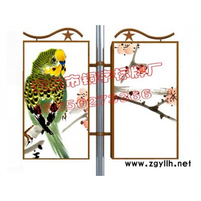 路灯杆铝型材灯箱|铝合金成型广告牌加工制作价格合适