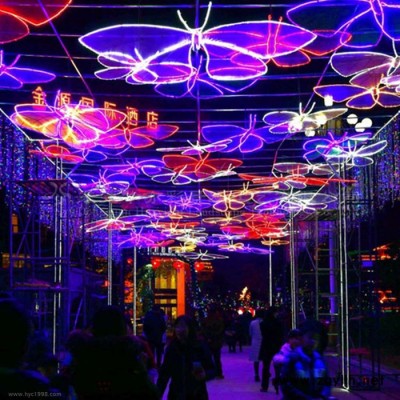 灯饰灯带华亦彩 旅游景区街道 路灯杆夜间亮化 生产厂家